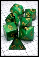 Dice : Dice - Dice Sets - Chinese Dice Green and Black Swirl with Gold - eBay Jun 2016